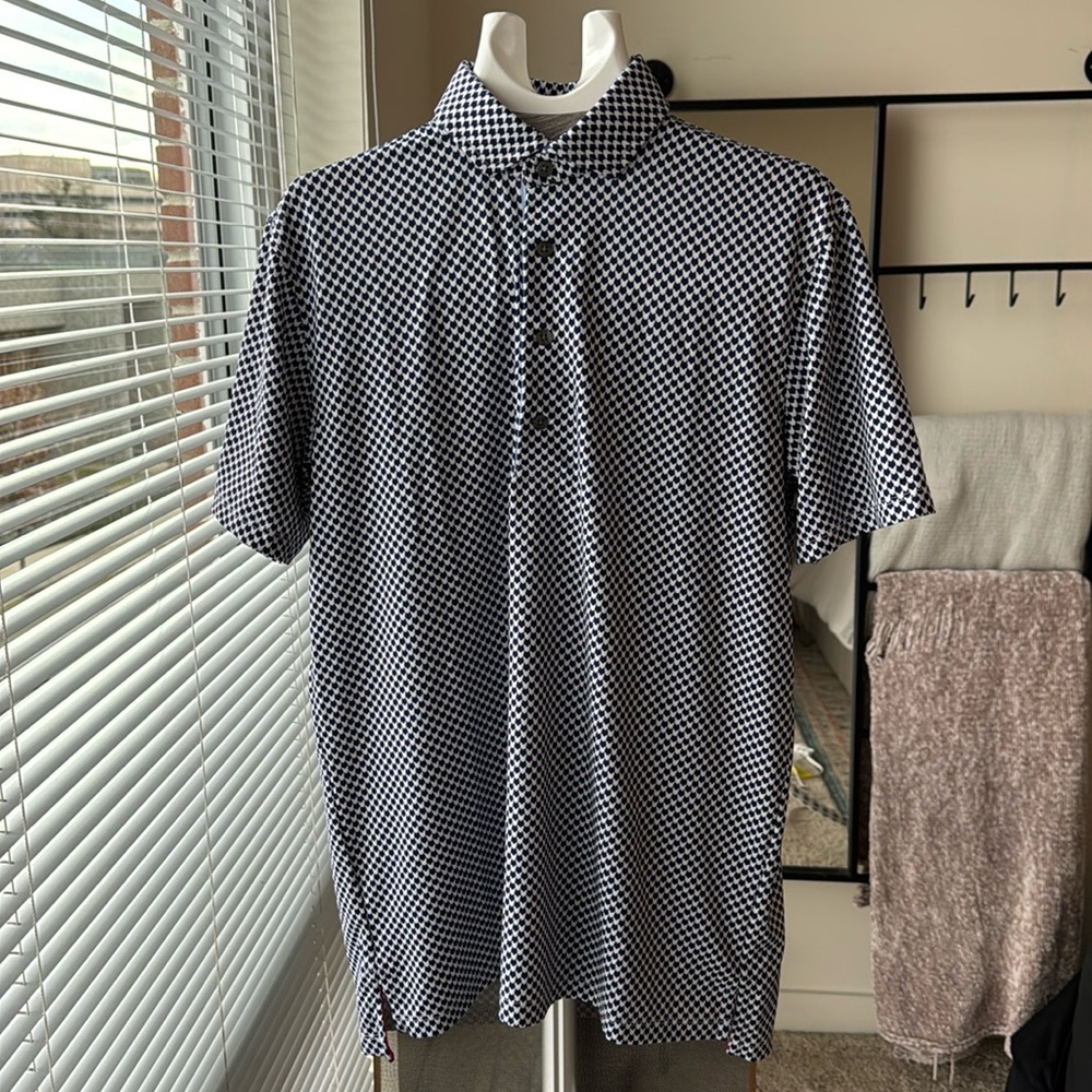 Greyson Printed Golf Polo